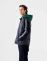 CONTRAST HOOD PUFFER JACKET